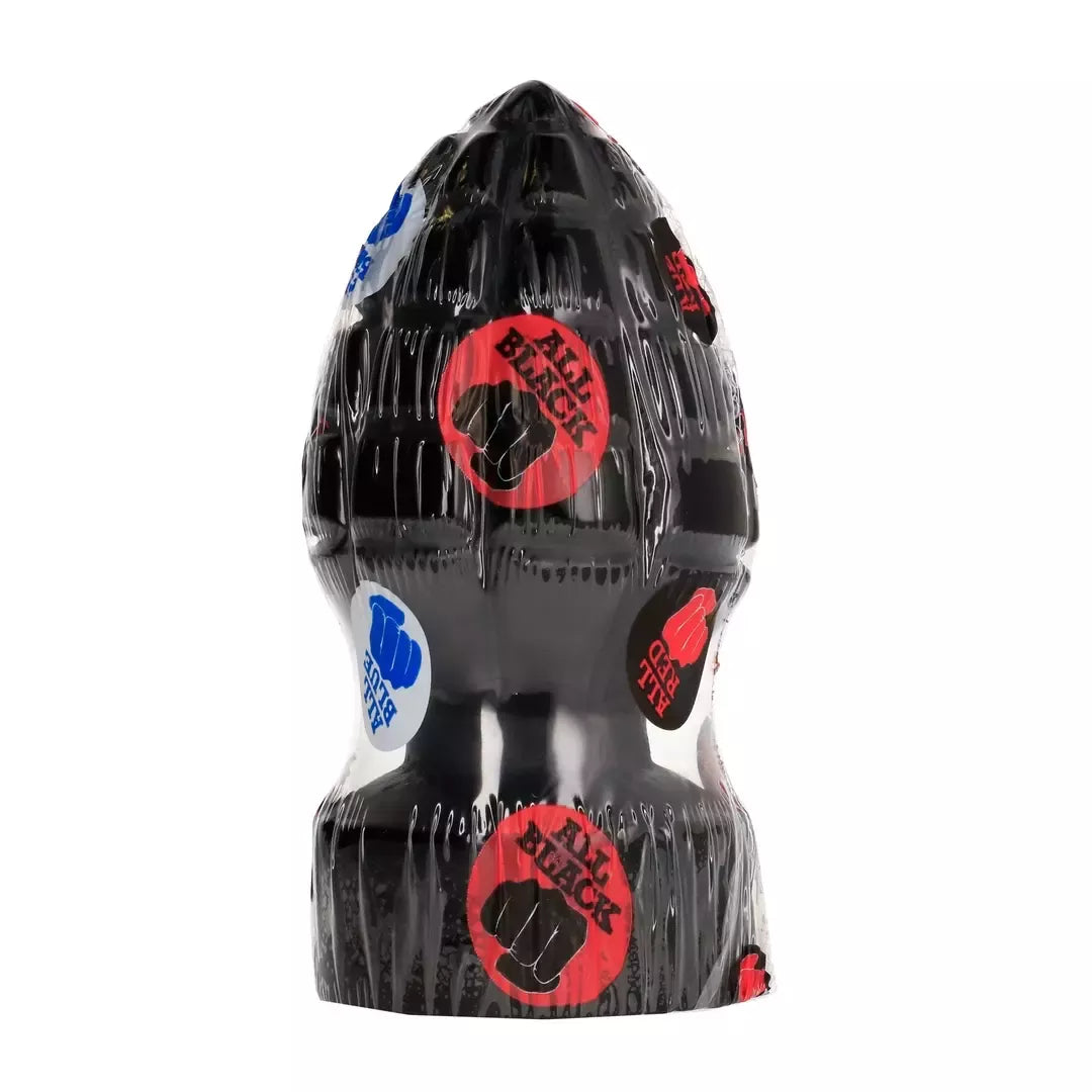 All Black Model 73 analinis kamštis 14 cm - granatos dizainas, juodas