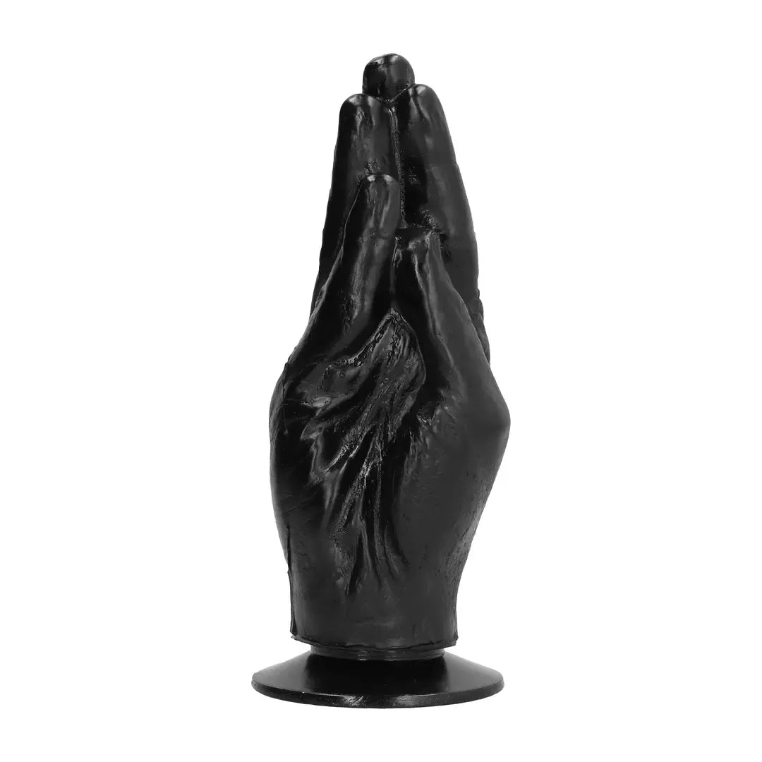 All Black modelis 21 cm – ergonomiškas juodas intymus aksesuaras