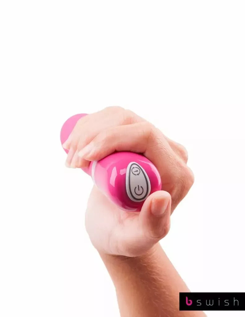 B Swish Bdesired Deluxe Pearl intymus masažuoklis, rožinis, 6 funkcijų, silikoninis