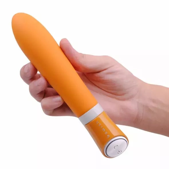 B Swish Bgood Deluxe Vibratorius Tangerine 6 režimų vandeniui atsparus silikoninis