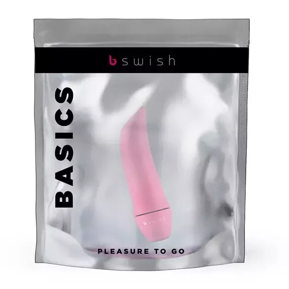 B Swish Bmine Basic Curve Azalea – kompaktiškas daugiafunkcis intymus masažuoklis