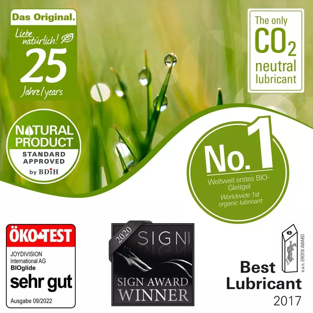 BIOglide Natural Lubricant 150ml – veganiškas, ekologiškas, bekvapis lubrikantas