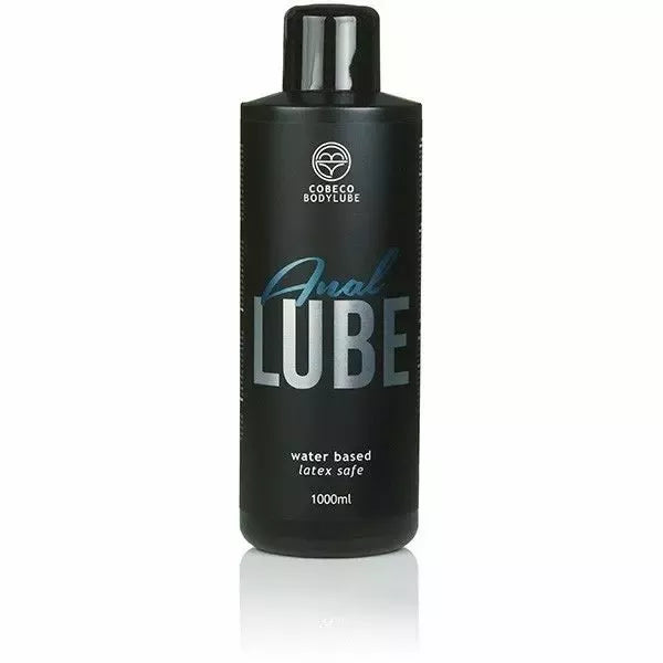 Cobeco Anal Lube Water-Based 1000ml – ilgai išliekanti drėkinamoji formulė