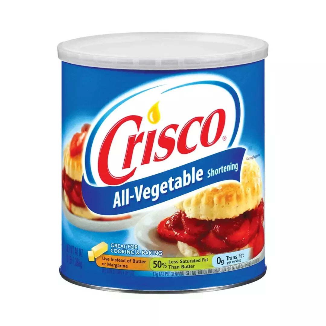 Crisco All-Vegetable Shortening 1360g – universalus augalinės kilmės produktas