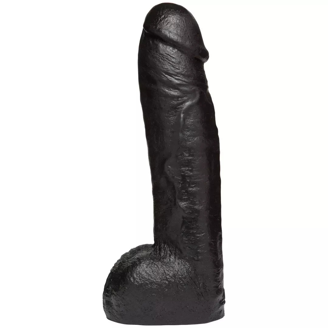 Doc Johnson CodeBlack 12” Vac-U-Lock priedas, anatominis juodas 30 cm