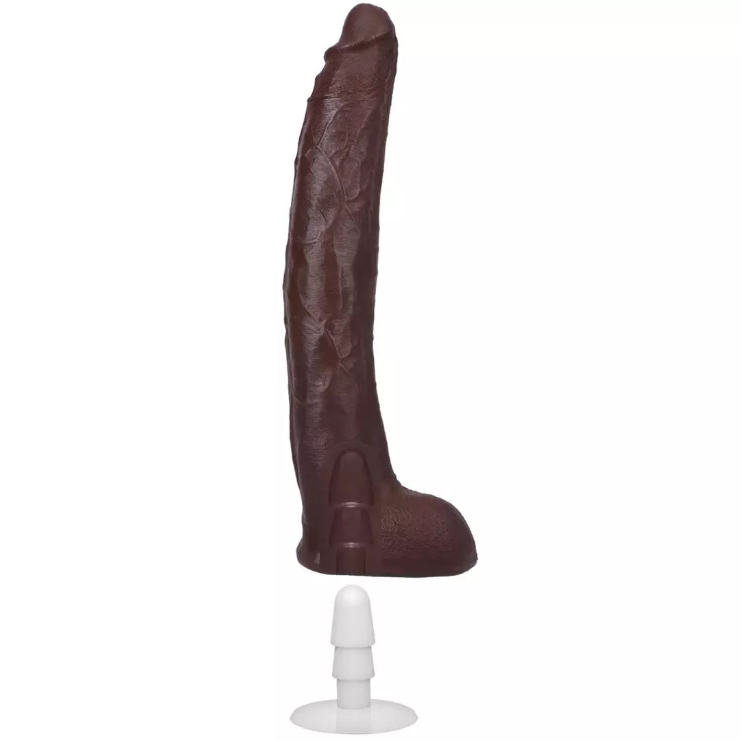 Doc Johnson Damion Dayski ULTRASKYN 30 cm anatominis modelis, šokoladinis