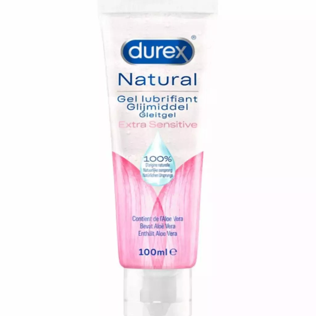 Durex Naturals Extra Sensitive vandens pagrindo lubrikantas 100 ml su alavijais