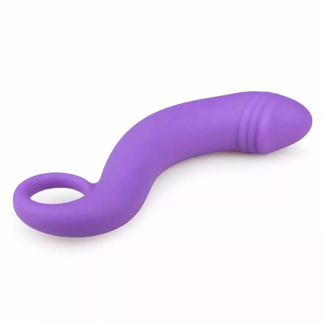 EasyToys silikoninis prostatos stimuliatorius Purple, lenktas anatominis modelis