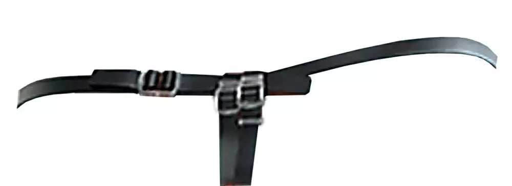 Fetish Fantasy Elite 7” silikoninis tuščiaviduris reguliuojamas strap-on diržas, juodas
