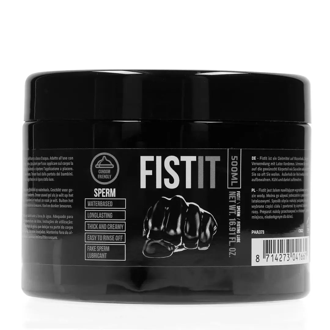 Fist It Water-Based Lubricant 500 ml – kreminė tekstūra, didelė talpa