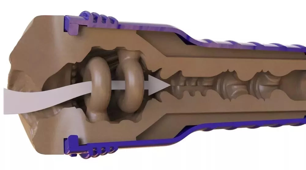 Fleshlight Boost Bang Dark intymus treniruoklis su siurbimo valdymu, 24,8 cm
