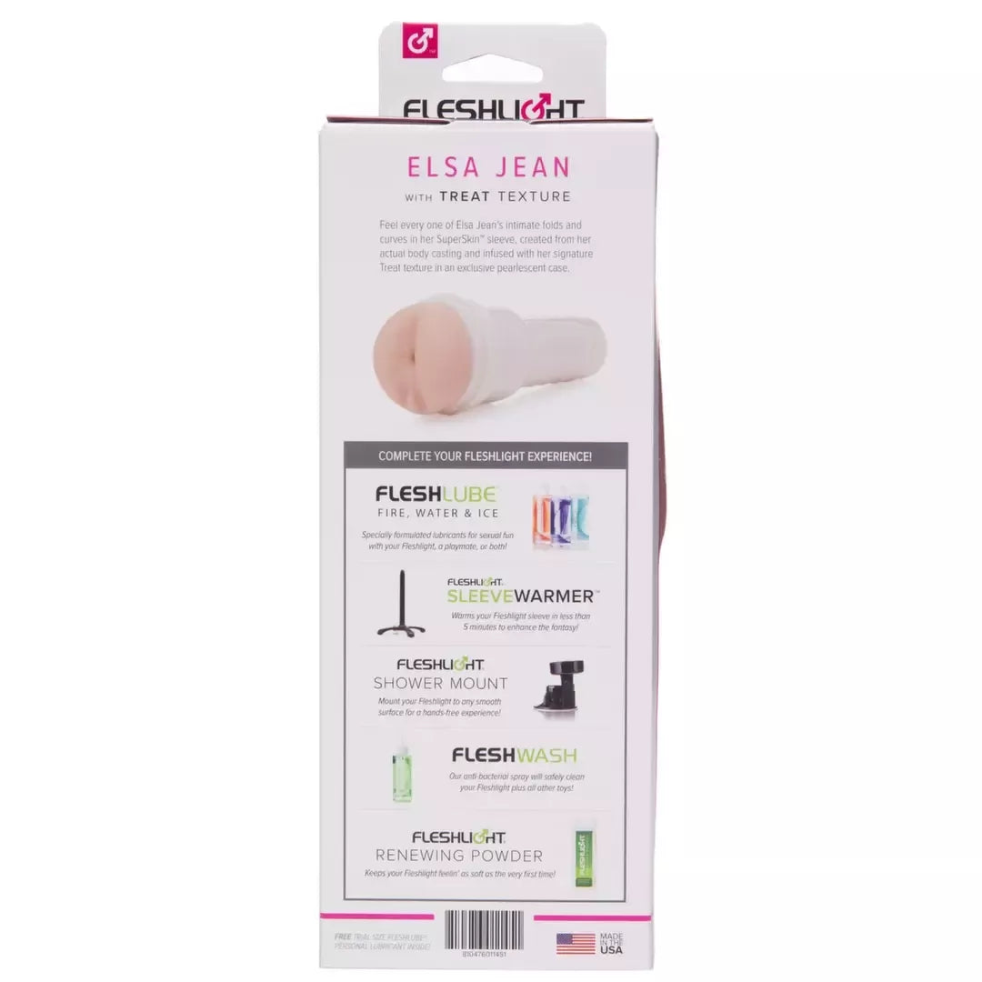 Fleshlight Girls Elsa Jean Treat Intimate System anatominis, skaidrus