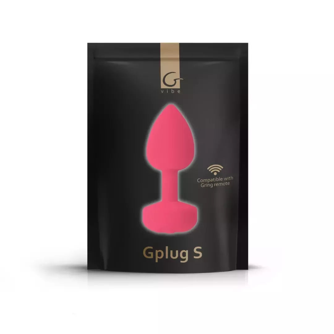 Gvibe GplugS Neon Rose – Įkraunamas intymios gerovės kištukas, 3 cm