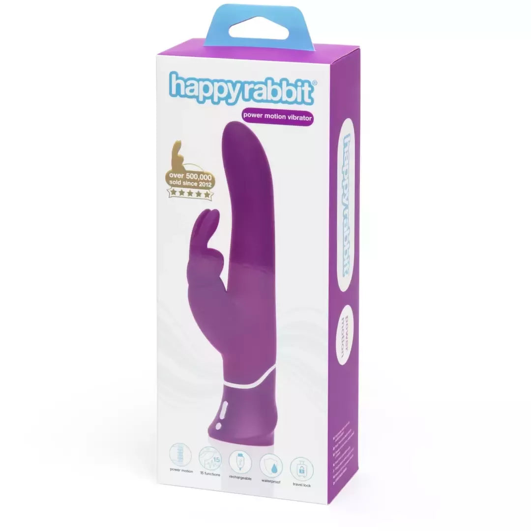 Happy Rabbit Curve Power Motion Intimate Machine violetinis silikoninis USB