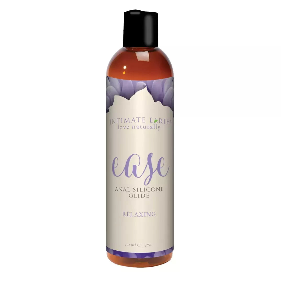Intimate Earth Ease silikoninis atpalaiduojantis lubrikantas 120ml su ramunėlių ekstraktu