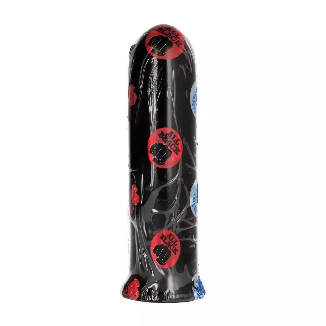 Intymus modelis All Black AB48, 19 cm – lygus juodas paviršius