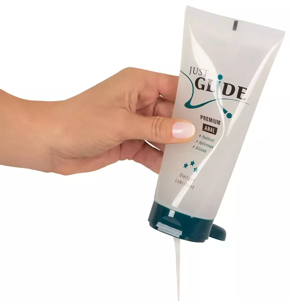 Just Glide Premium analinis gelis 200ml su hialurono rūgštimi ir pantenoliu
