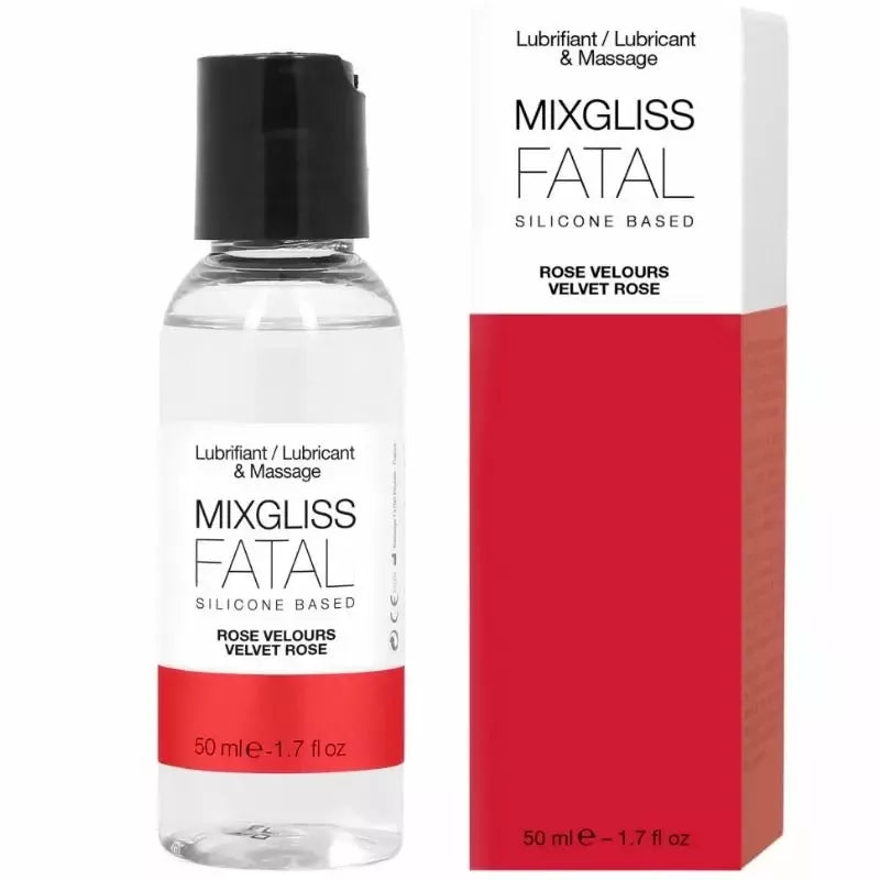 Mixgliss Fatal Roses silikoninis lubrikantas ir masažo gelis 50ml