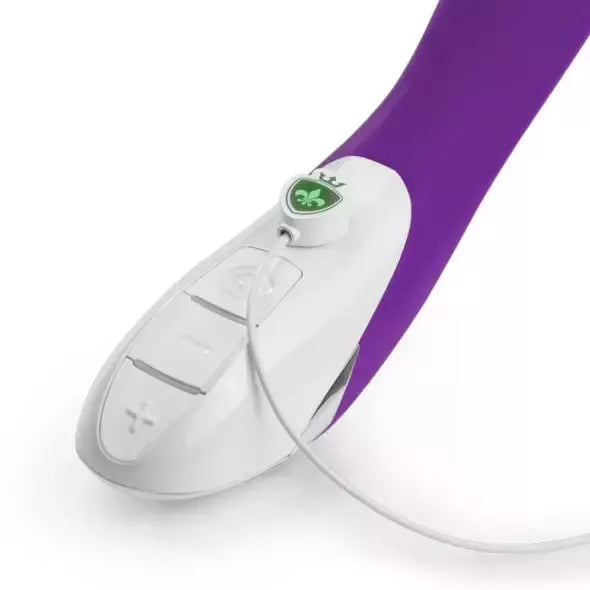 Mystim Al Punto G-taško vibratorius, violetinis, dvigubas variklis, 25 cm
