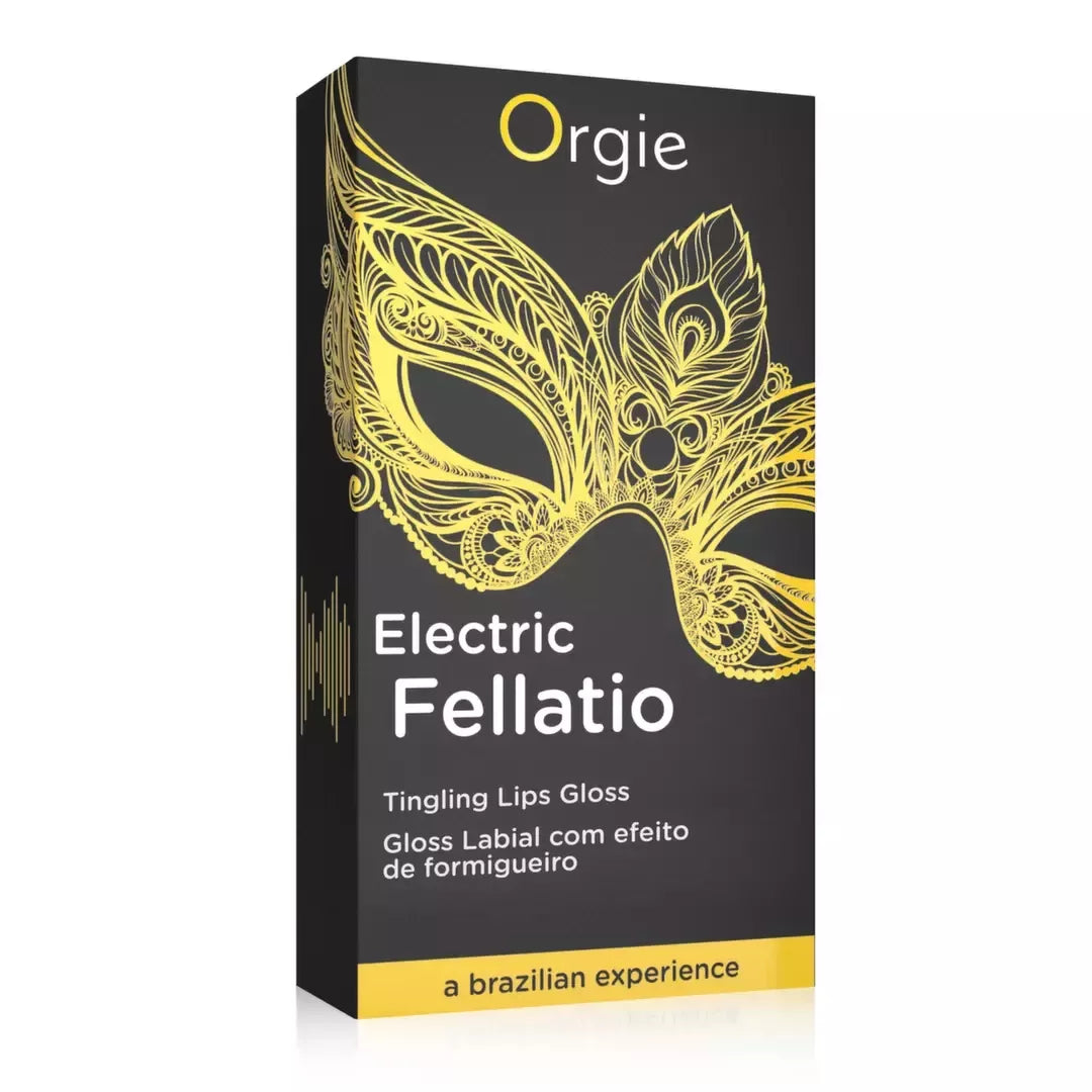 Orgie Electric Vibe Lip Gloss 10ml – vibruojantis poveikis ir augaliniai ekstraktai