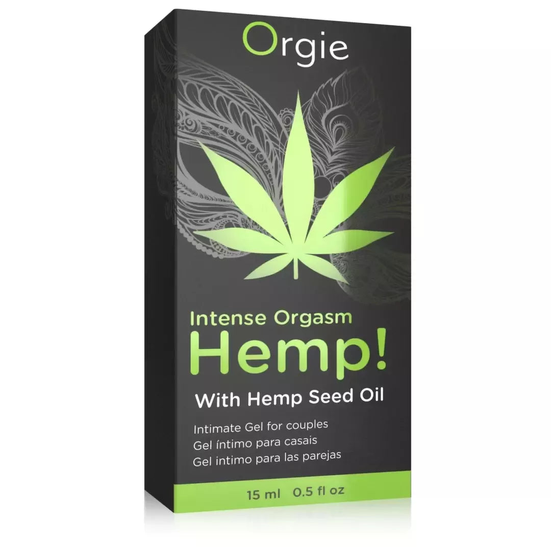 Orgie Hemp! Intense Sensation Gel su kanapių sėklų aliejumi 15ml
