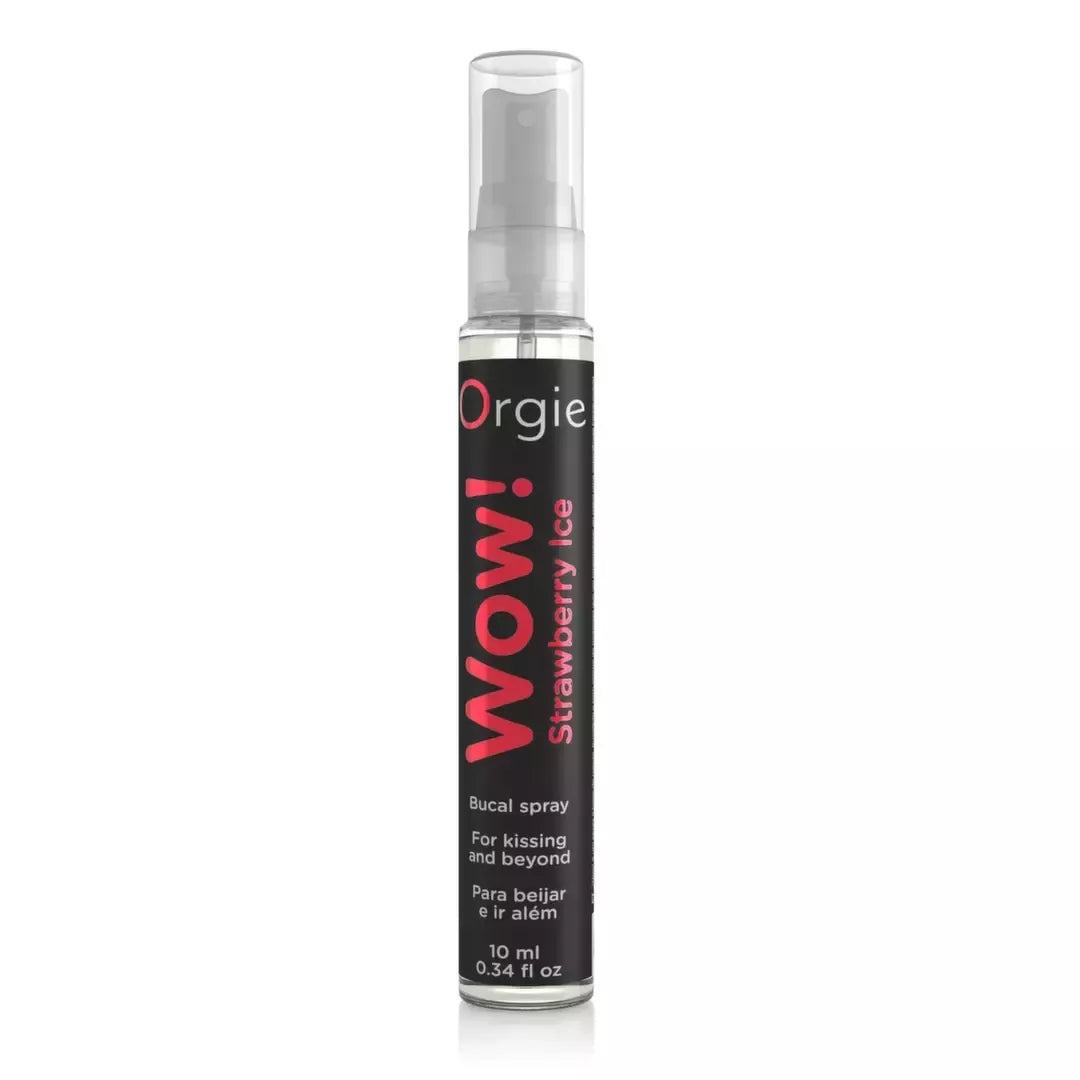 Orgie Wow! Strawberry Ice burnos purškiklis 10ml - Mentolio ir braškių skonio