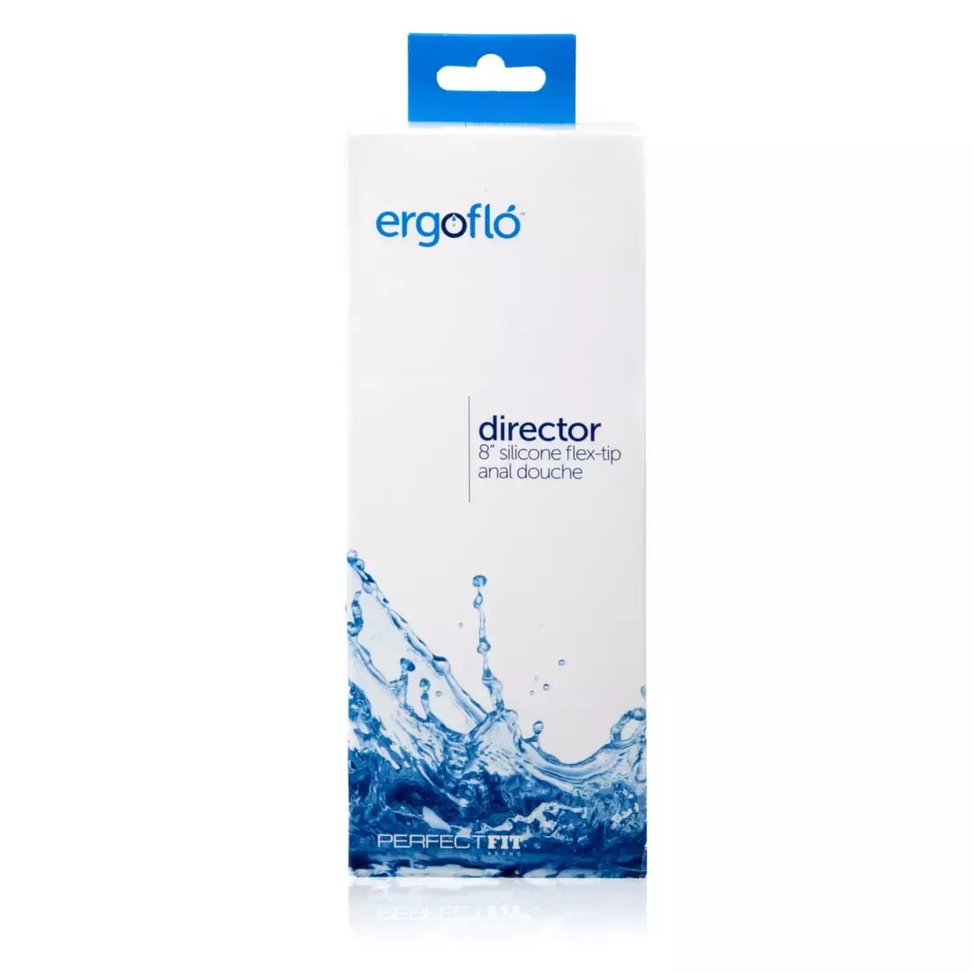 Perfect Fit Ergoflo Director higienos sistema, 20 cm, dvigubi antgaliai, juoda