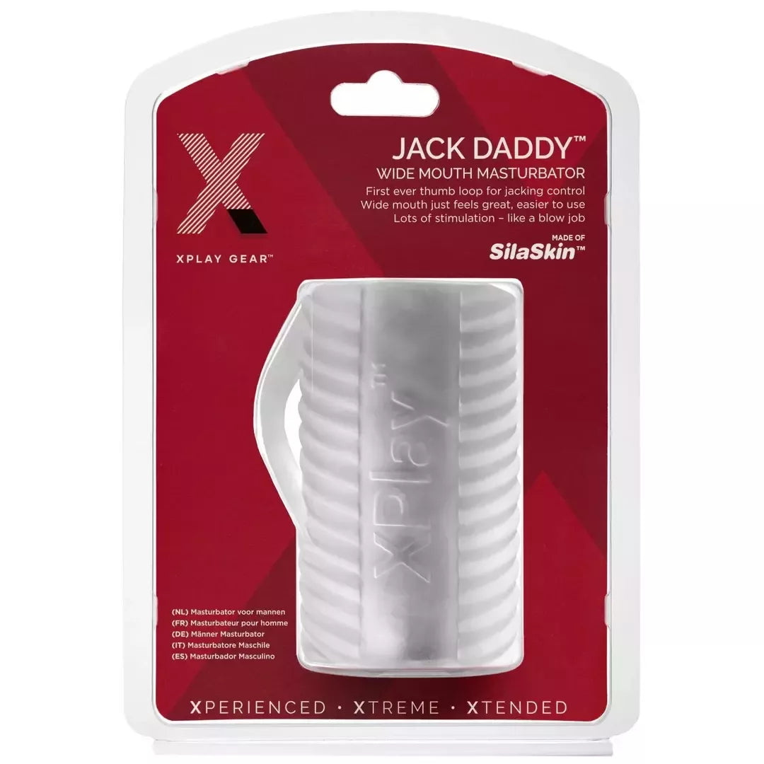 Perfect Fit Jack Daddy intymus prietaisas su kilpa nykščiui, didelė anga