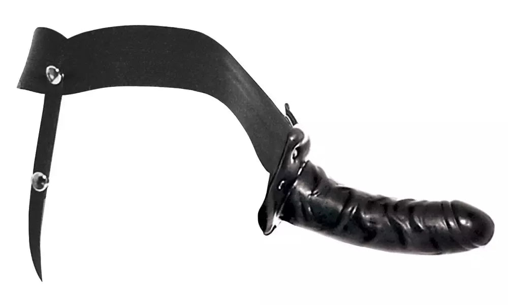Pipedream FFSFHOH tuščiavidurė intymi sistema su reguliuojamais dirželiais, 18 cm