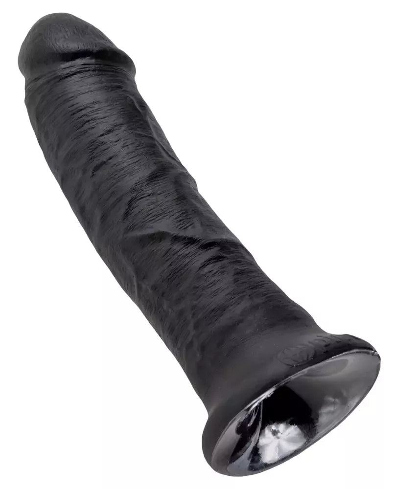 Pipedream King Cock modelis 8" juodas – anatomiškai suformuotas, su siurbtuku