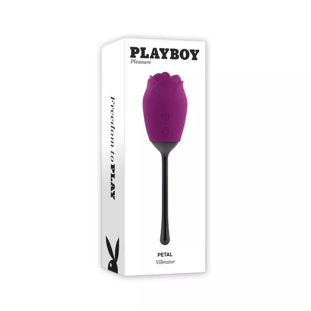 Playboy Pleasure Petal Vibrator Wild Astor – rožės formos silikoninis stimuliatorius