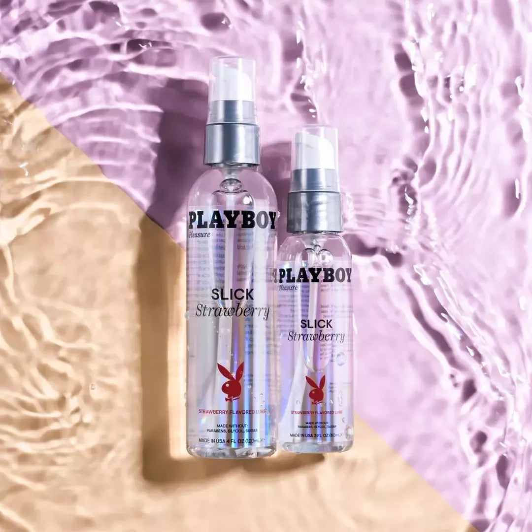 Playboy Pleasure Slick Strawberry vandens pagrindo lubrikantas 120ml
