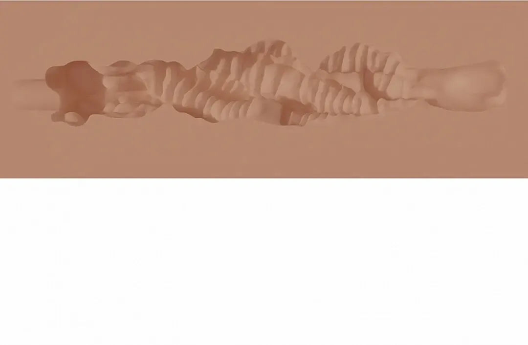 Raw The Grip TPE intymus masturbatorius Small, 137 g, tan spalvos, su minkštu XKIN paviršiumi