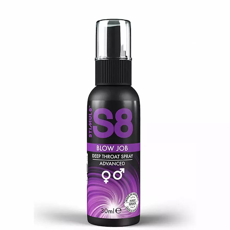 S8 Deep Throat Mint Spray 30ml – gaivinamoji burnos komforto formulė