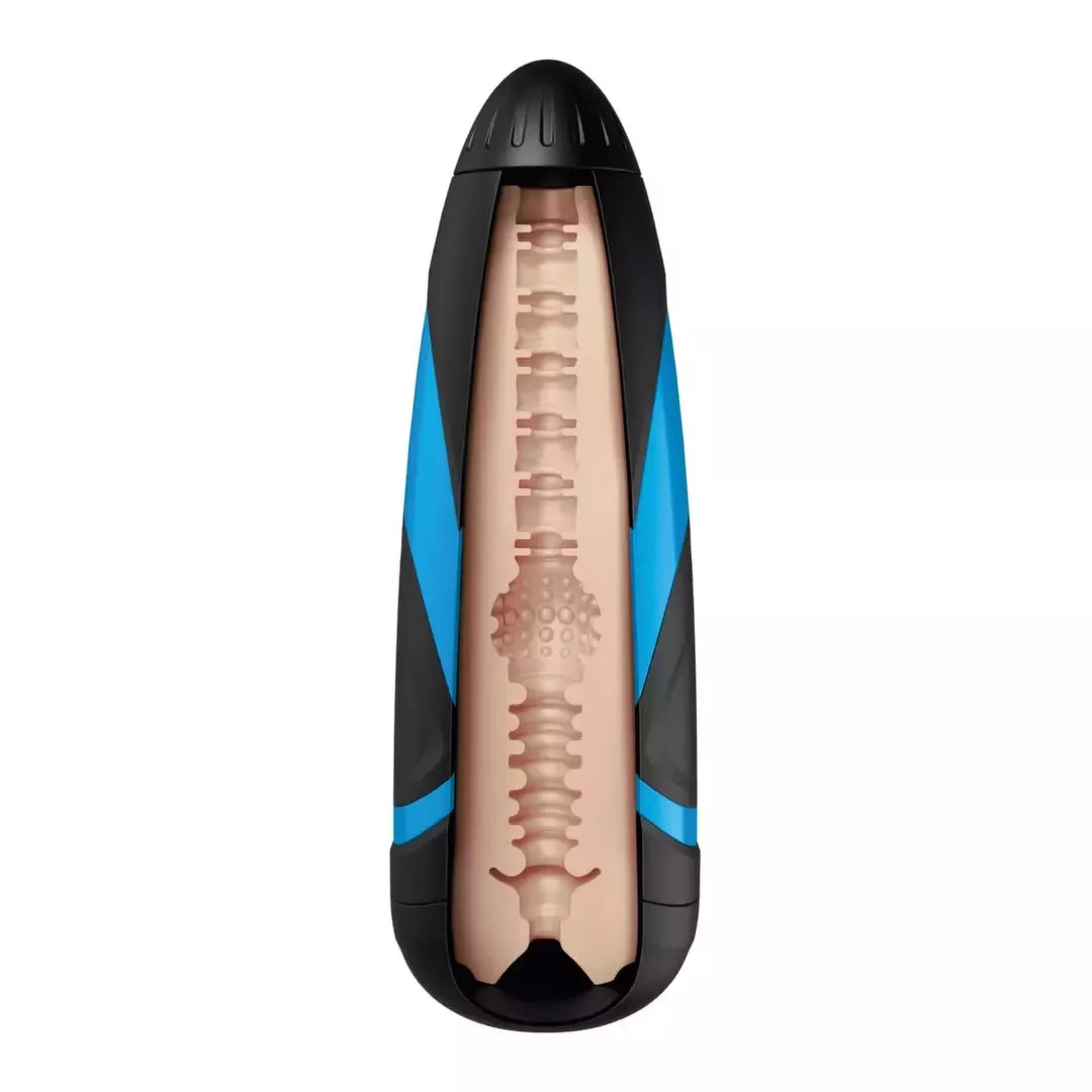 Satisfyer Men Sleeve Tri Delights - Daugkartinio naudojimo įdėklas su įvairiomis tekstūromis