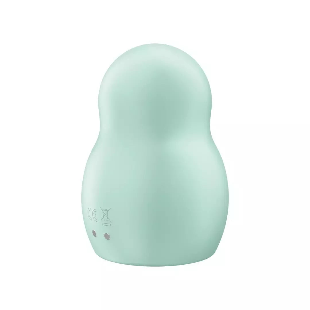 Satisfyer Pro To Go 1 dvigubas oro impulsų vibratorius – kompaktiškas kelioninis modelis