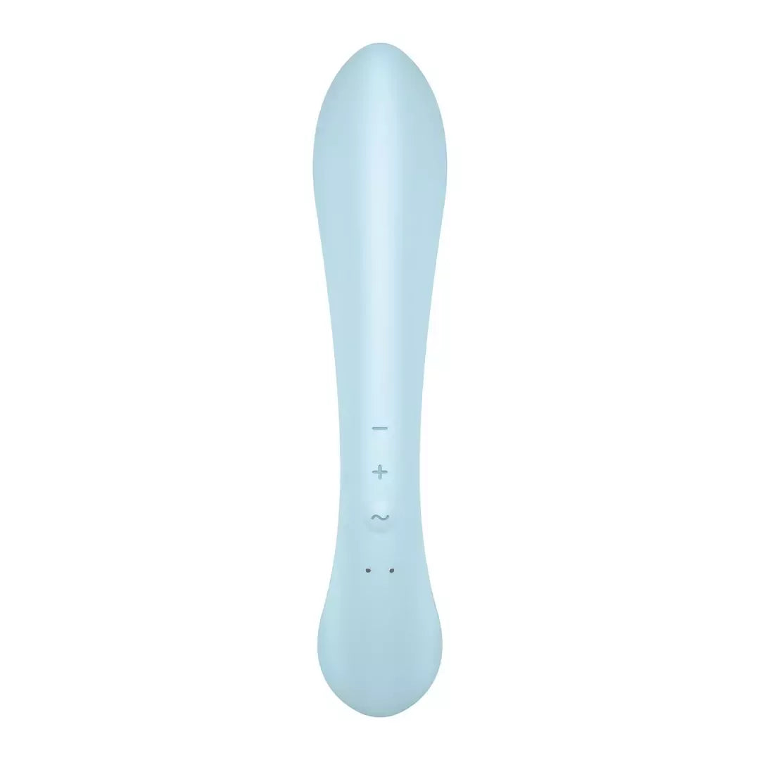 Satisfyer Triple Oh triušio tipo vibratorius ir masažuoklis, silikoninis, rožinis