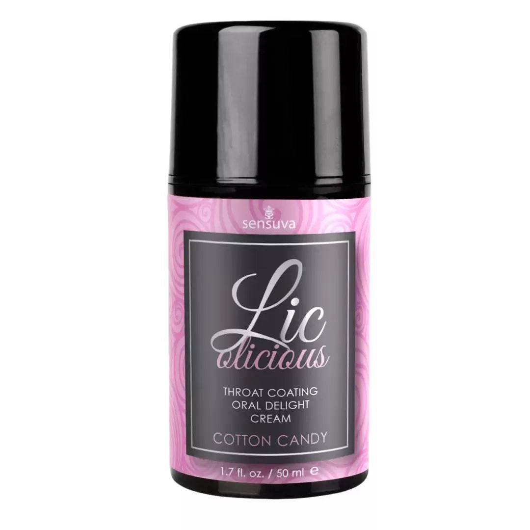 Sensuva Lic-o-licious Cotton Candy valgomasis oralinis kremas, 50 ml