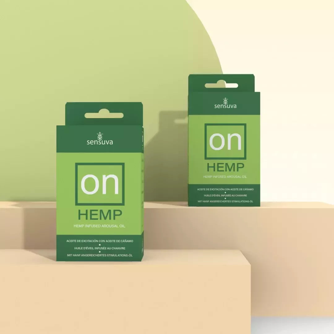 Sensuva ON Arousal Oil Hemp 5 ml – botaninė drėkinamoji formulė
