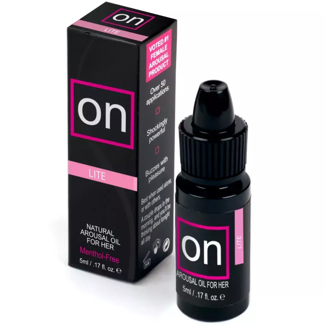 Sensuva ON Arousal Oil Lite 5ml – švelni formulė jautriai odai