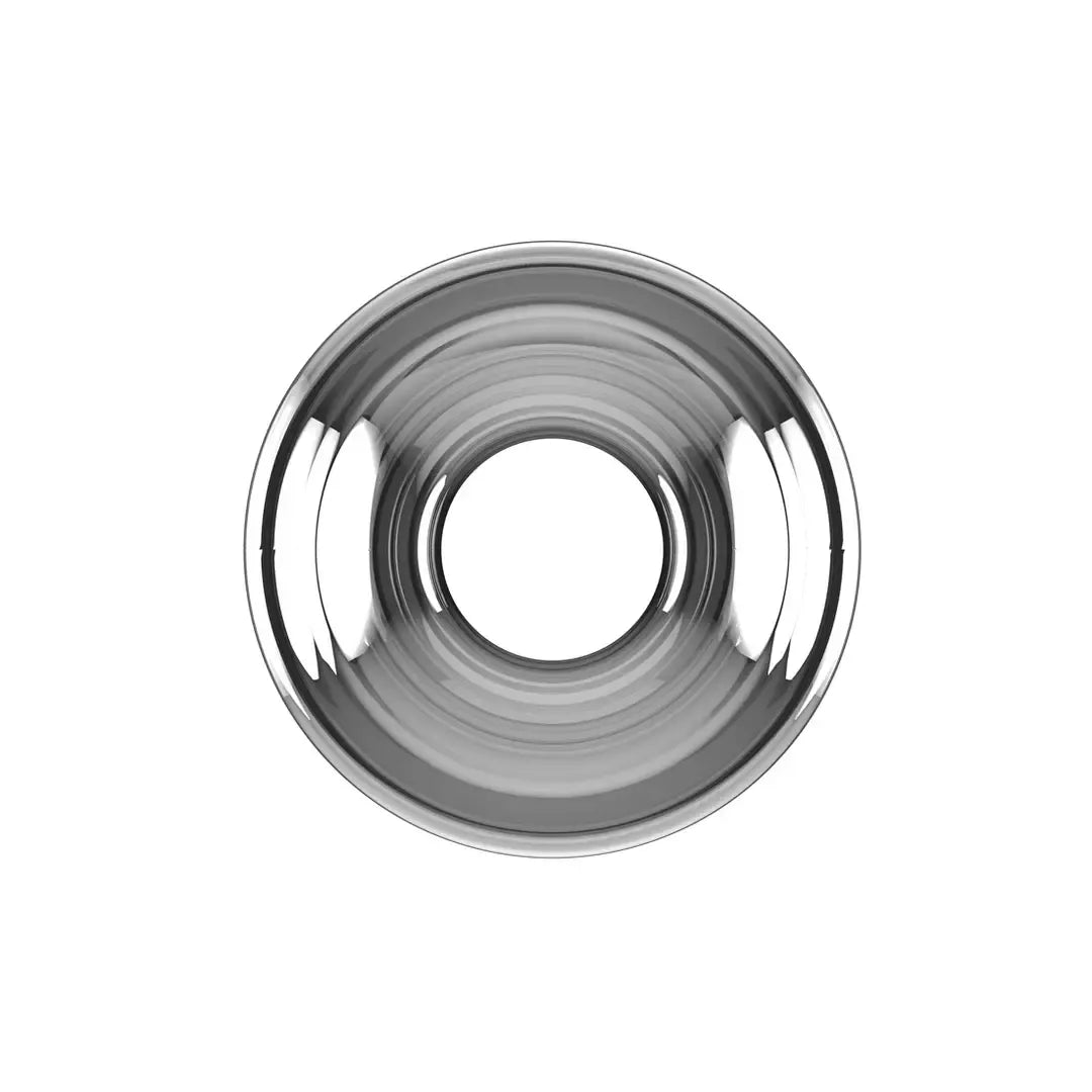 Shots No.49 Hollow Tunnel Plug Small – silikoninis, 77 mm, juodas