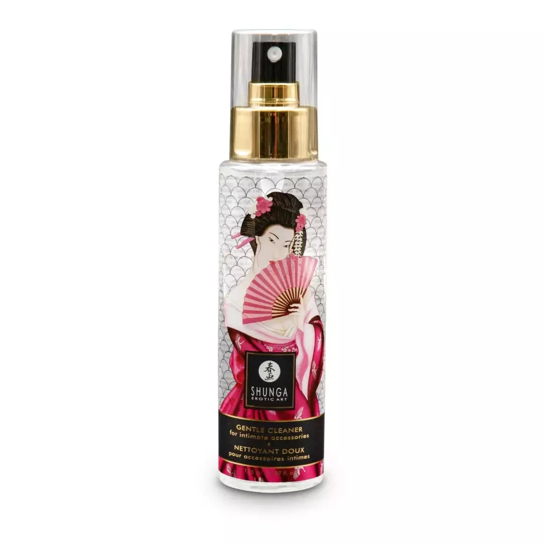 Shunga Gentle Toy Cleaner 135ml – universalus intymių aksesuarų purškiklis
