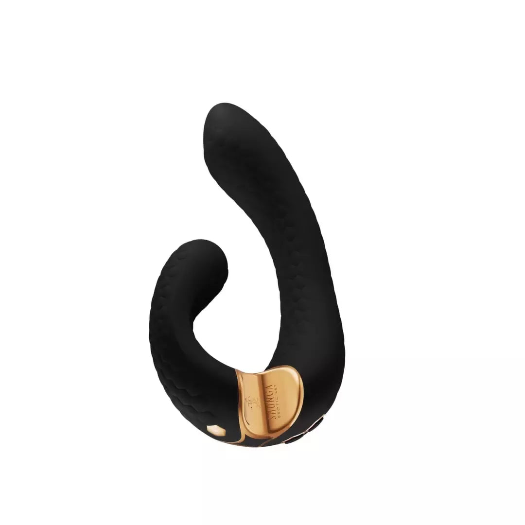 Shunga MIYO Black dviejų variklių silikoninė intymi sistema 185 mm