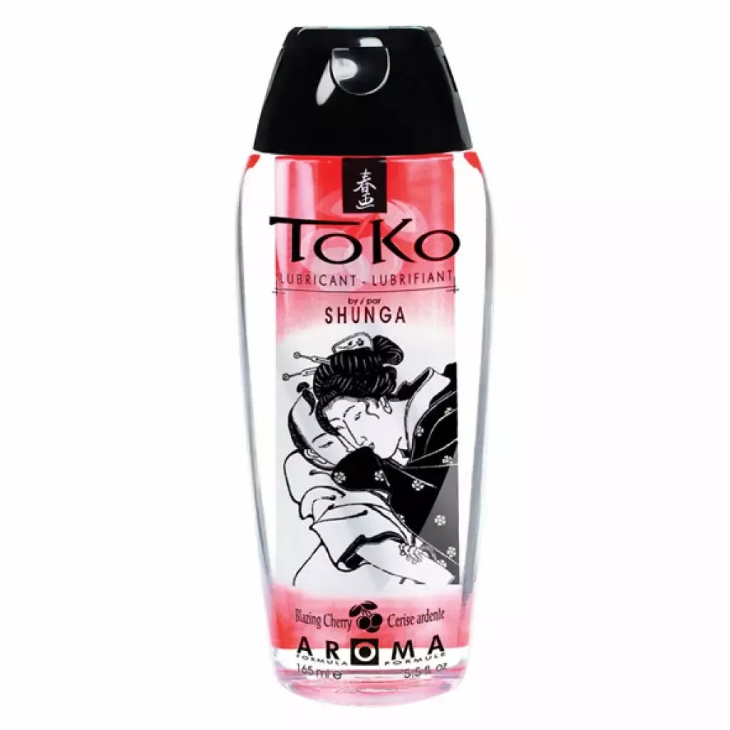 Shunga Toko Aroma Cherry 165ml – aromatizuotas intymus lubrikantas