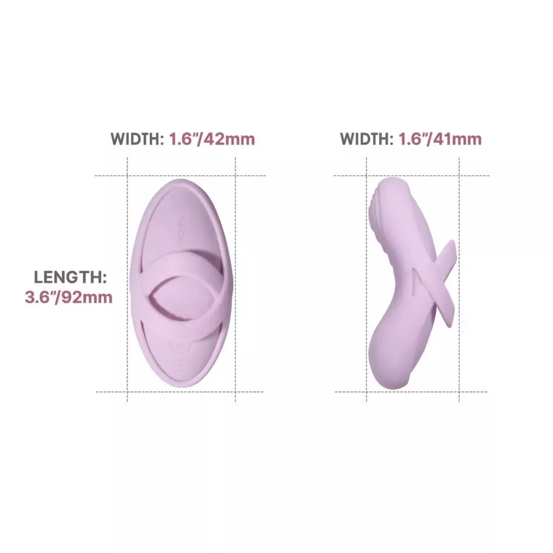 Svakom Echo 2 Pink Lilac išorinės vibracijos ir šildymo prietaisas