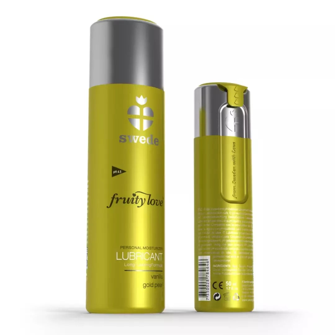 Swede Fruity Love Intimate Gel Vanilla & Gold Pear 50ml vandens pagrindo