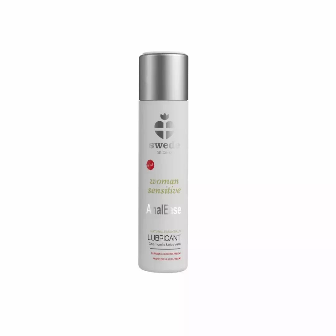 Swede Woman Sensitive AnalEase vandens pagrindu sukurtas intymus gelis, 60 ml