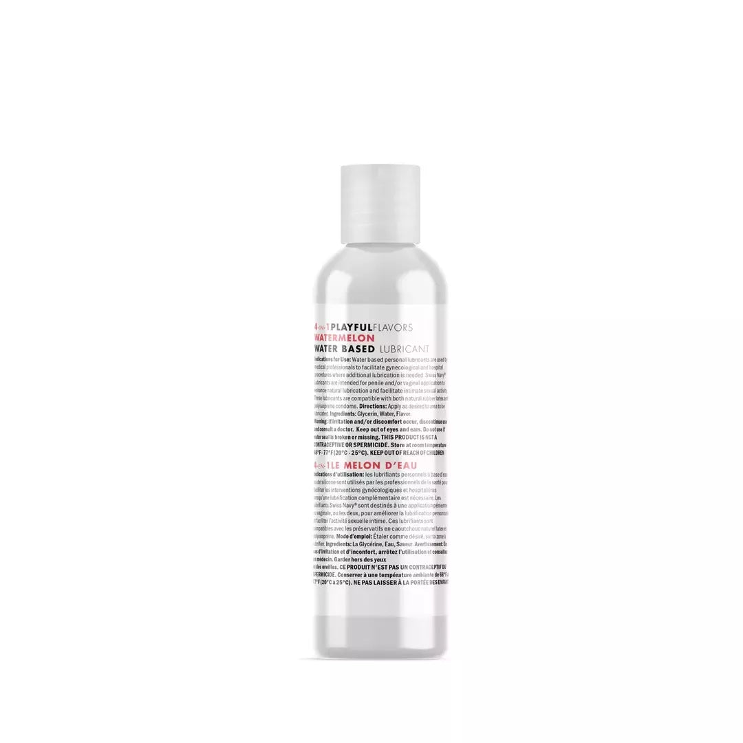 Swiss Navy 4-in-1 lubrikantas su arbūzų skoniu, 30 ml, be parabenų