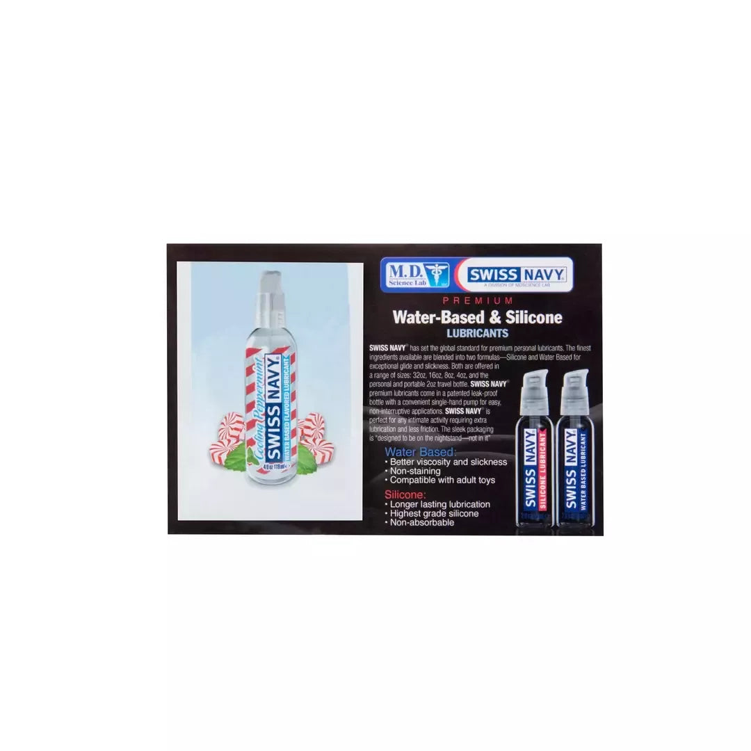 Swiss Navy Intimate Gel Lubricant Peppermint 5ml – gaivi aromatizuota formulė