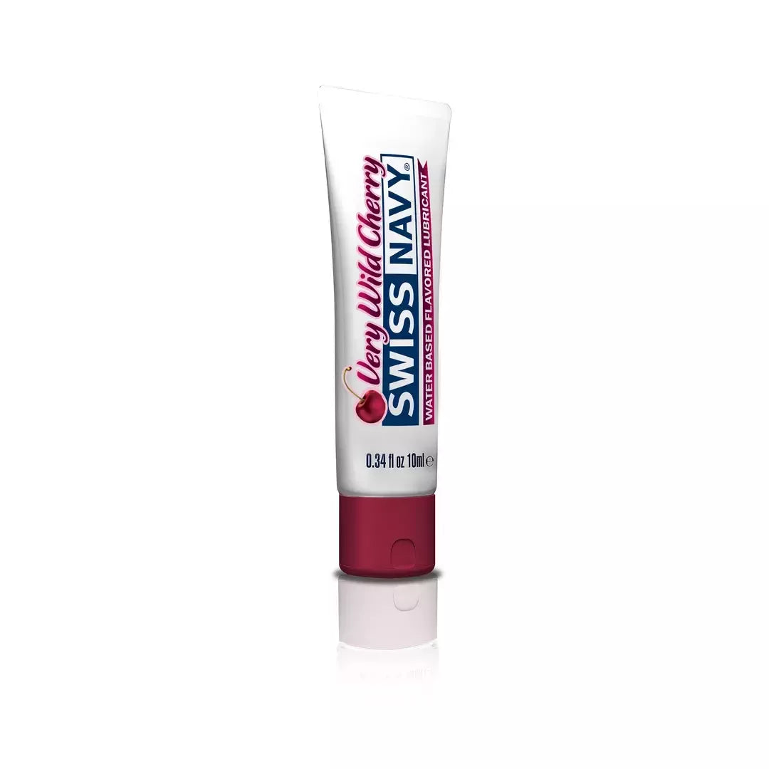 Swiss Navy Intimate Lubricant Very Wild Cherry Flavor 10 ml kelioninė pakuotė